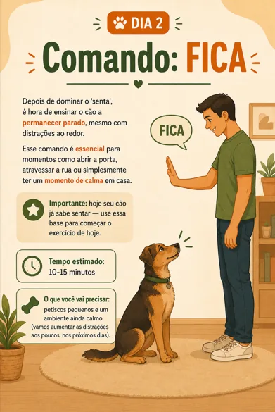 Página interna — Dia 2: Comando Fica