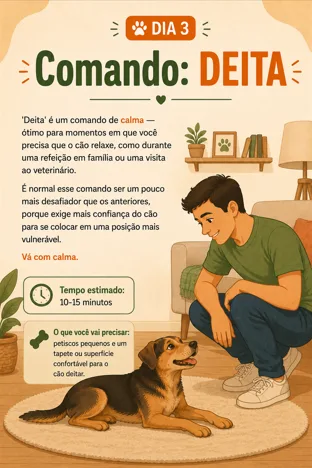 Página interna — Dia 3: Comando Deita